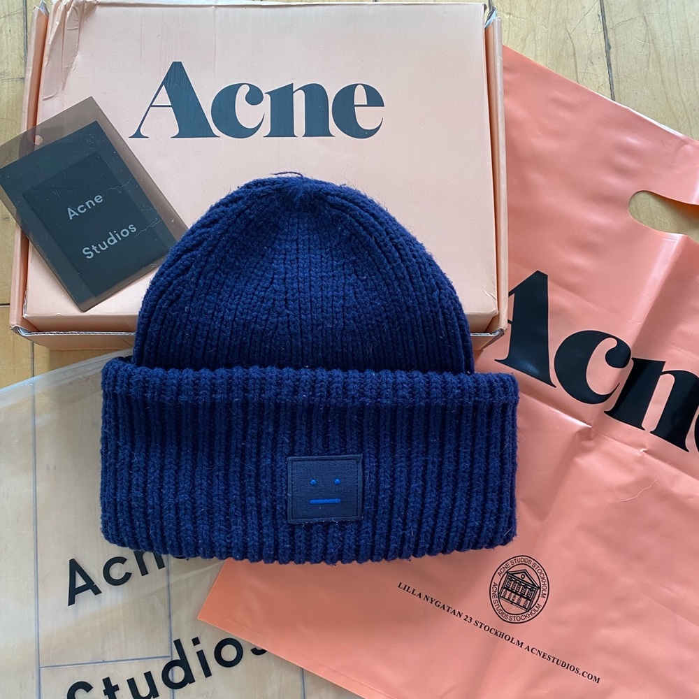 Acne studios hat navy